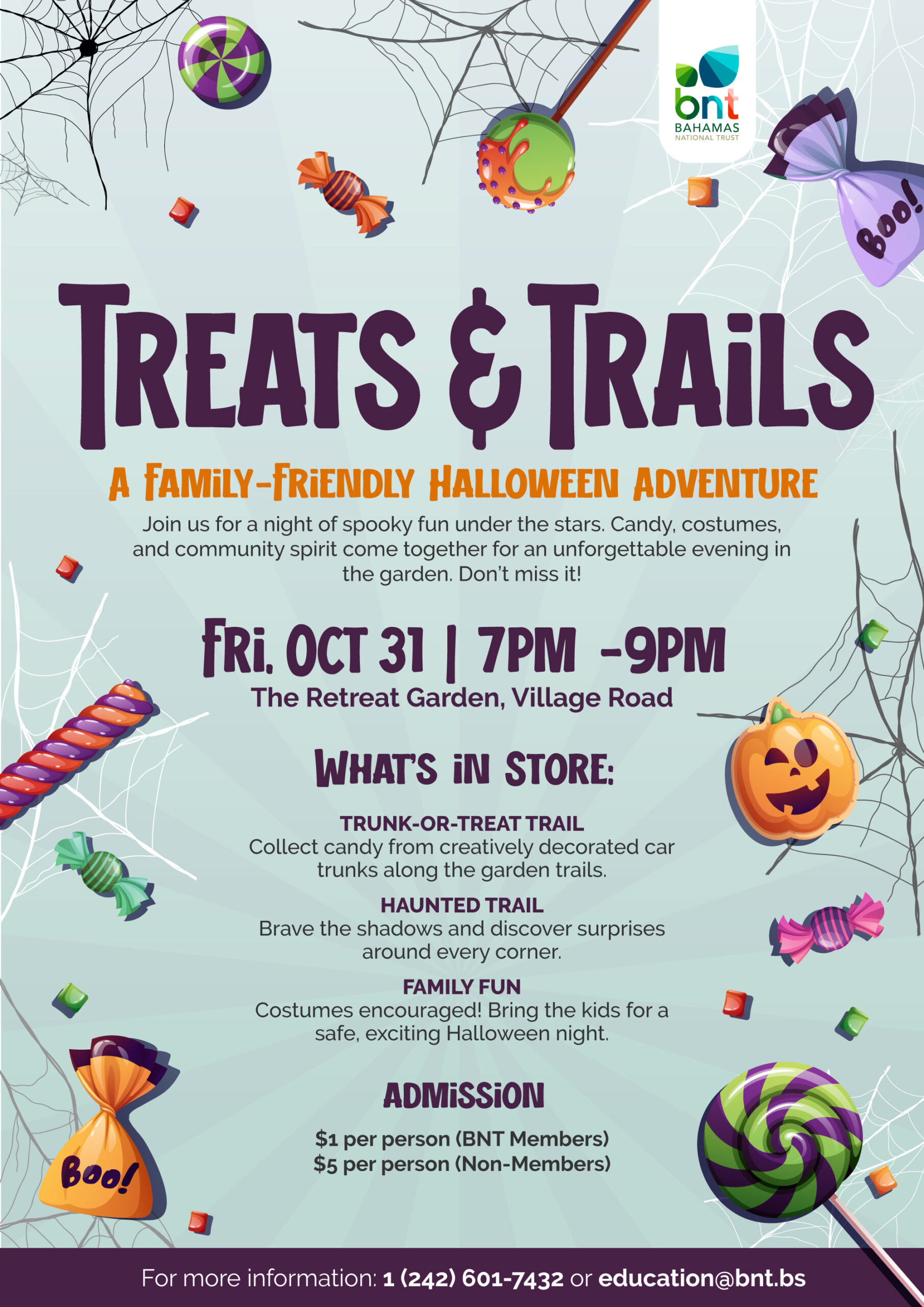 Treats and Trails Halloween Event